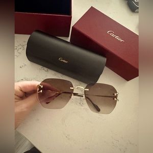 C de cartier brand new sunglasses gorgeous shape